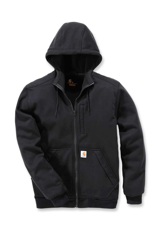 Wind fighter hooded sweatshirt - black