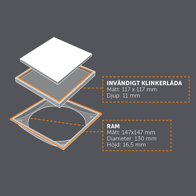 Golvbrunnssil Tile In Frame