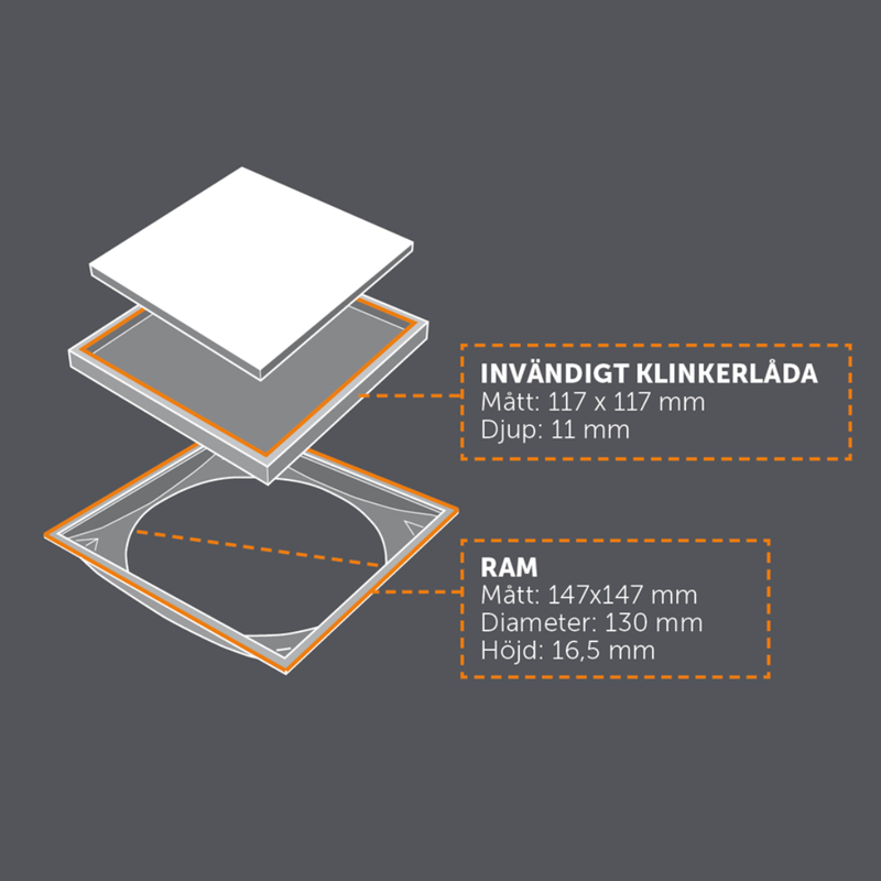 Golvbrunnssil Tile In Frame