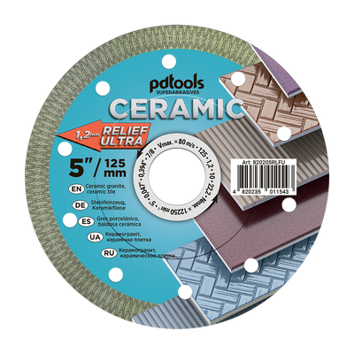 PDTools Ceramic Relief ultra 125mm