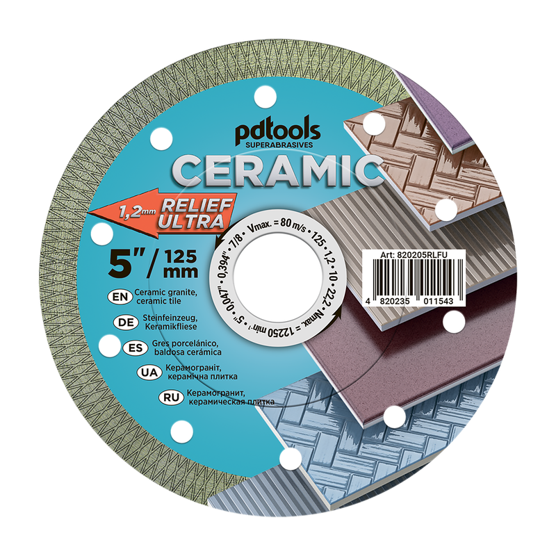 PDTools Ceramic Relief ultra 125mm