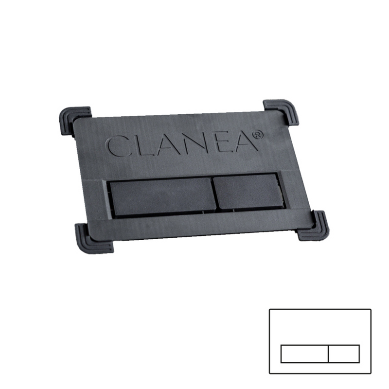 Spolknapp dold Clanea PurePlate L