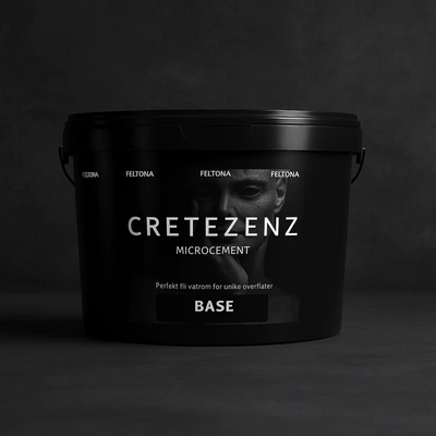 Feltona Cretezenz Microcement – Base – 12 kg Svart hink