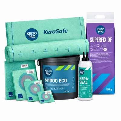 Tätskiktspaket S – 20 m² vägg & 3,5–5 m² golv