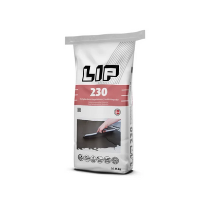 LIP 230 Snabb Finspackel 15 kg säck