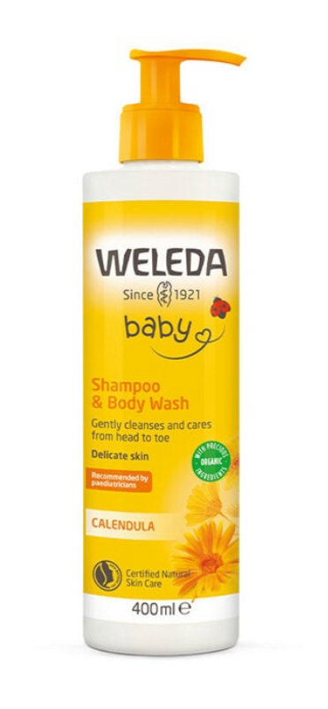 Baby Calendula Shampoo & Body Wash 400ml