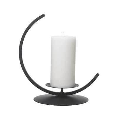 Ljusstake Moon SVART