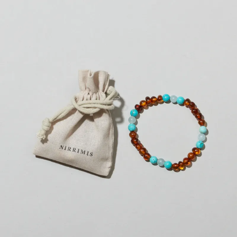 Bärnstensarmband OCEAN 18 cm