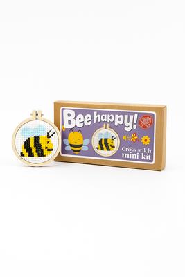 "Bee Happy"-korsstygnskit