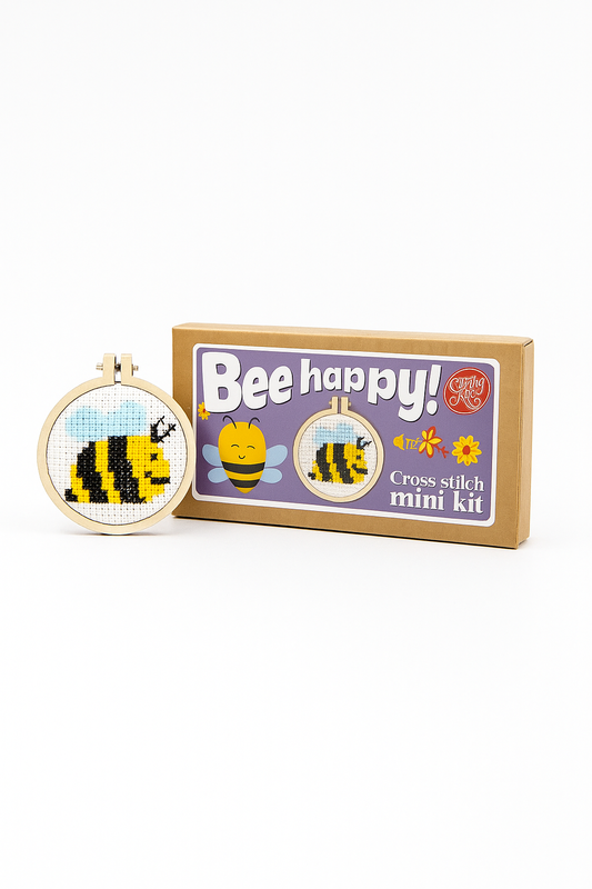 "Bee Happy"-korsstygnskit