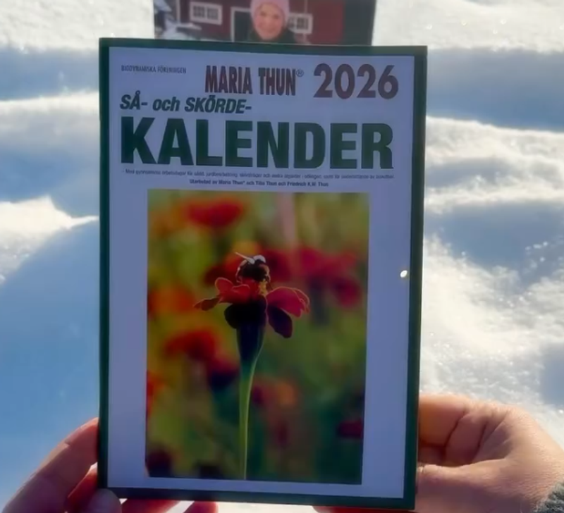 Så- och Skördekalender 2026  Maria Thun