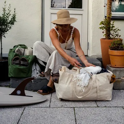 Ekologisk Tygkasse / Tote bag Stor - Natur