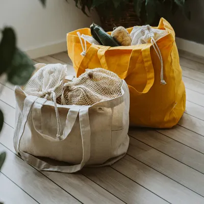 Ekologisk Tygkasse / Tote bag LÅG - Natur