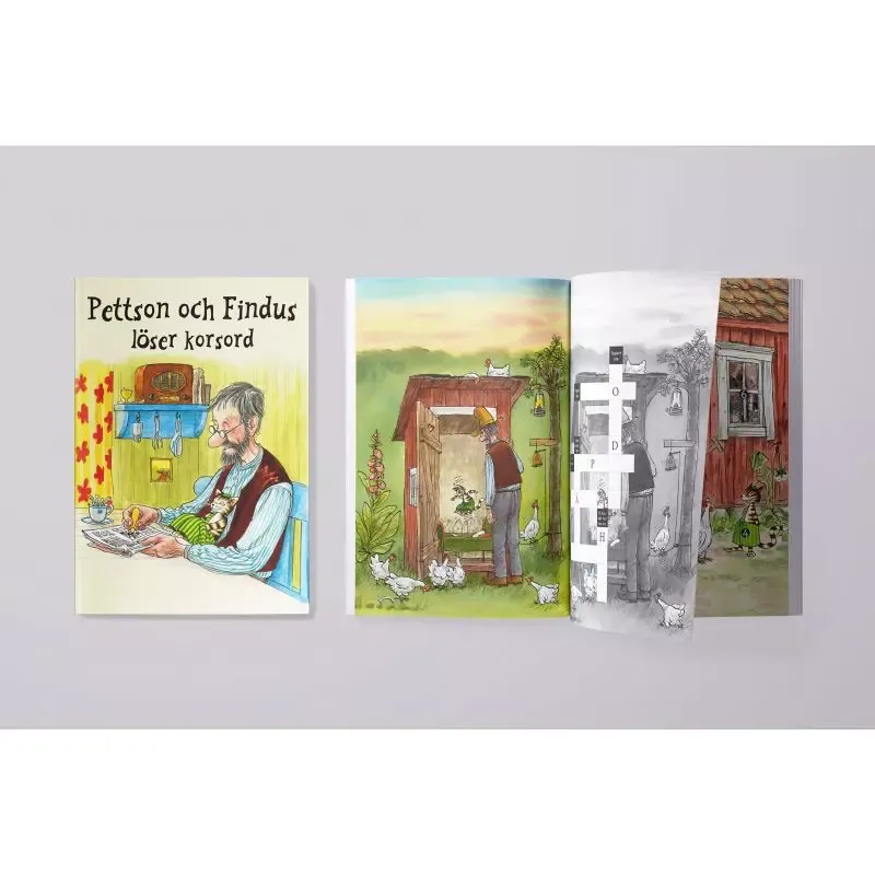 Pysselbok - Pettson och Findus löser korsord