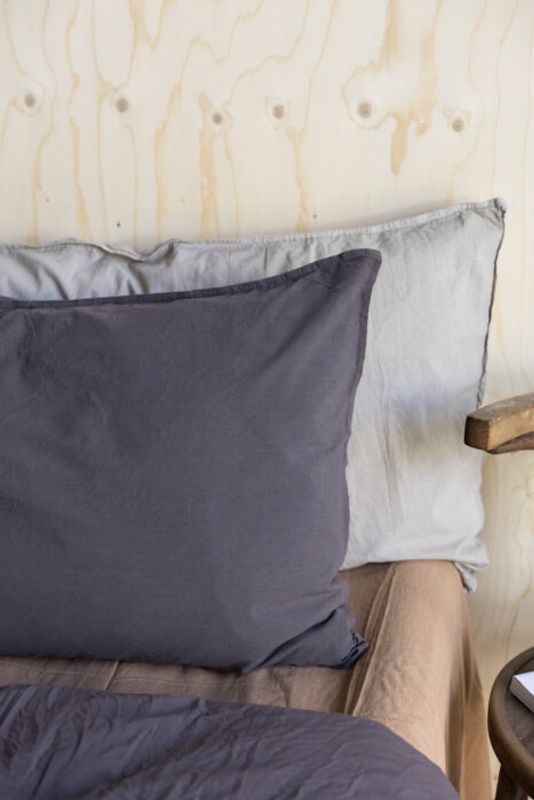 Örngott Crinkle EKO Dark Grey 50x60cm