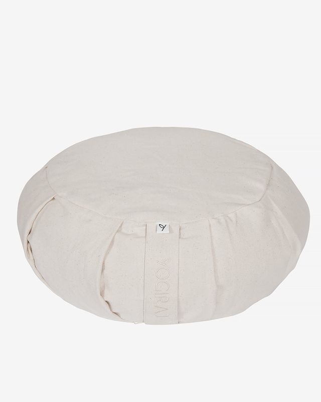 Meditationskudde rund Natural