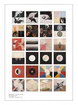 Hilma af Klint - The Swan, nr 1-24 70x100cm poster