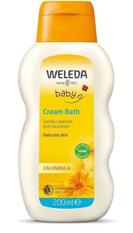 Baby Calendula Cream Bath 200 ml, Weleda
