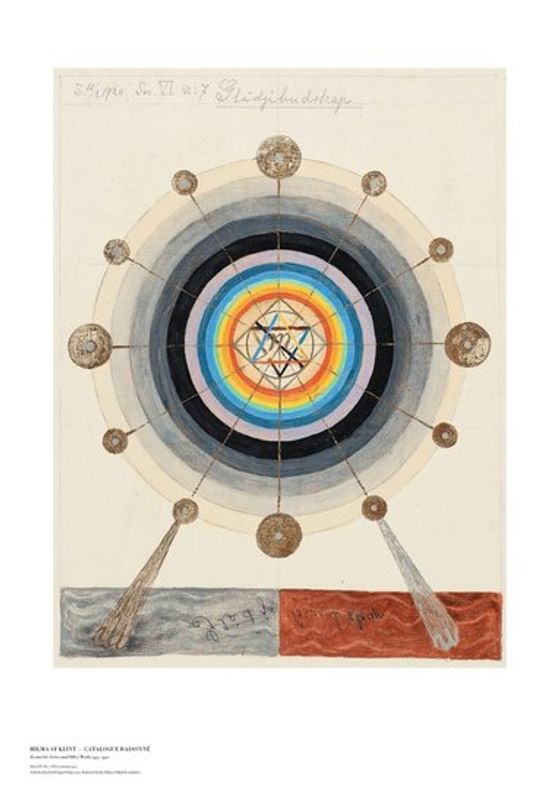 Poster - Hilma af Klint - Geometric Series VI, nr 7