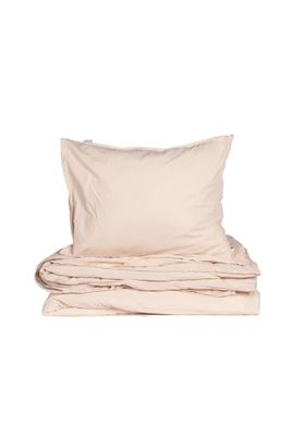 Påslakanset Crinkle EKO Nude Pink