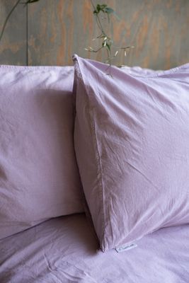 Påslakanset Crinkle EKO Lilac
