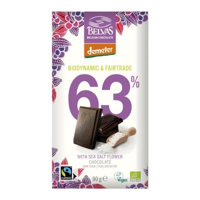 Choklad HAVSSALT 63% Demeter 90g