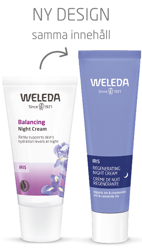 Iris Hydrating Night Cream 30 ml, Weleda