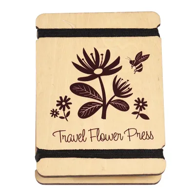 Blomsterpress i trä