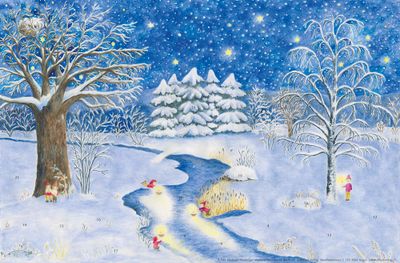 Adventskalender - Julnissar i naturen