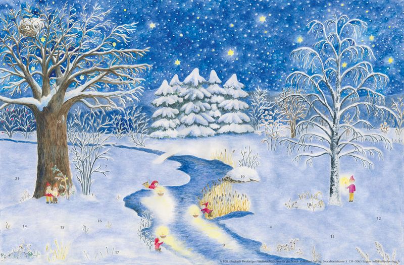 Adventskalender - Julnissar i naturen