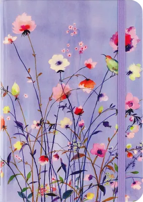 Anteckningsbok MIDI Lavender Wildflower journal