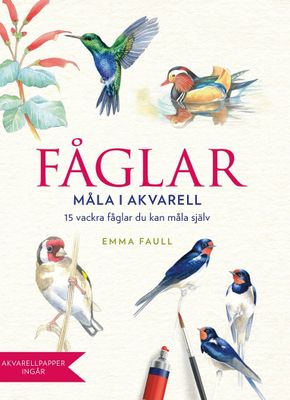 FÅGLAR Måla i akvarell