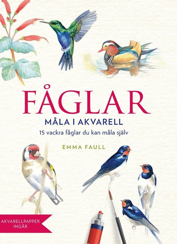 FÅGLAR Måla i akvarell