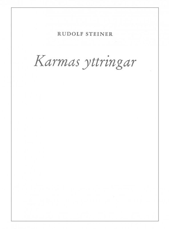 Karmas yttringar (häfte)