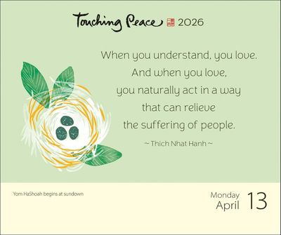 Kalender Day-to-Day, Thich Nhat Hanh