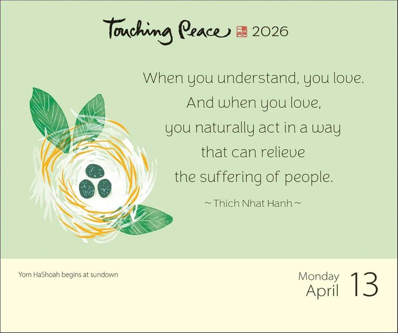 Kalender Day-to-Day, Thich Nhat Hanh