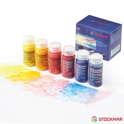 Akvarell 6 Grundfärger á 20 ml, Stockmar