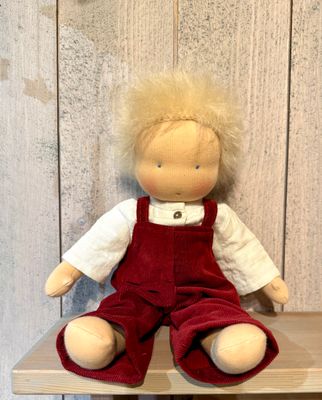 Waldorfdocka 40cm KONSTHANTVERK Lilla Timotej