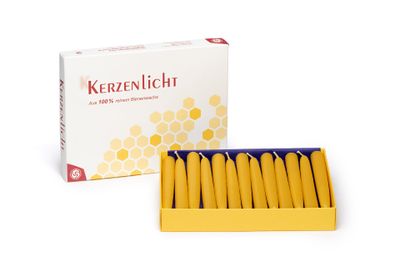 Julgransljus NATUR 100% Bivax - 24-pack