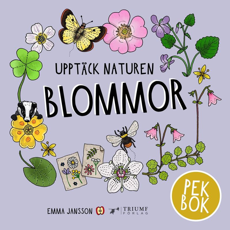 Upptäck naturen blommor-Pekbok