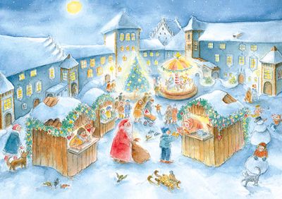 Adventskalender Stor julmarknad