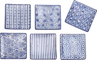 Tvålfat porslin blå