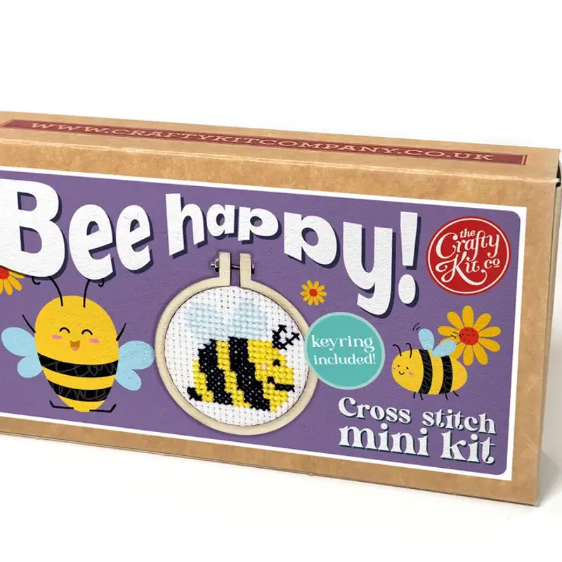 "Bee Happy"-korsstygnskit