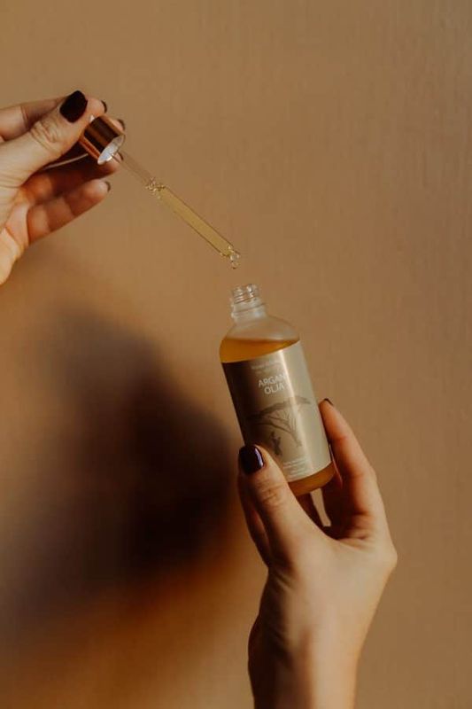 Arganolja i pipettflaska i glas 100ml
