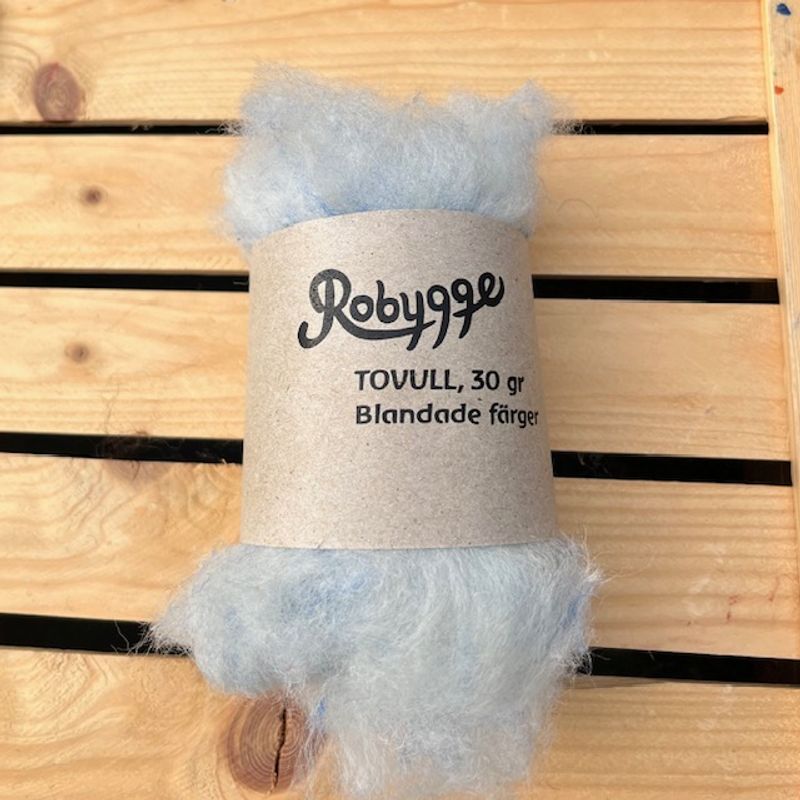 Tovull ROBYGGE 30 gr ISBLÅ