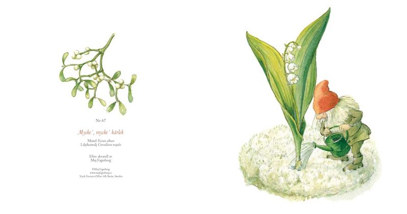 Julkort Mycké, mycké Kärlek 15x15 cm  Maj Fagerberg