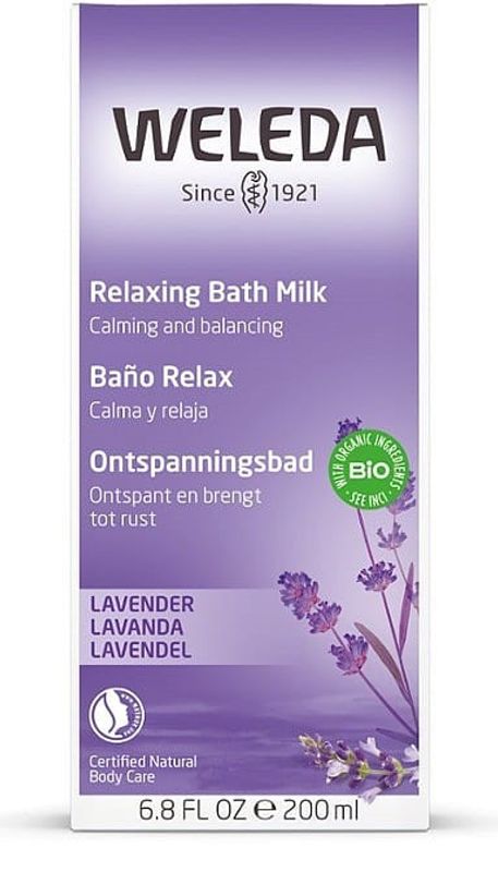 Lavender Relaxing Bath Milk 200 ml, Weleda