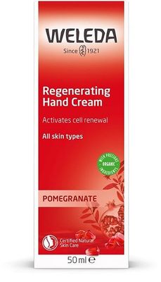 Pomegranate Regenerating Hand Cream 50 ml, Weleda