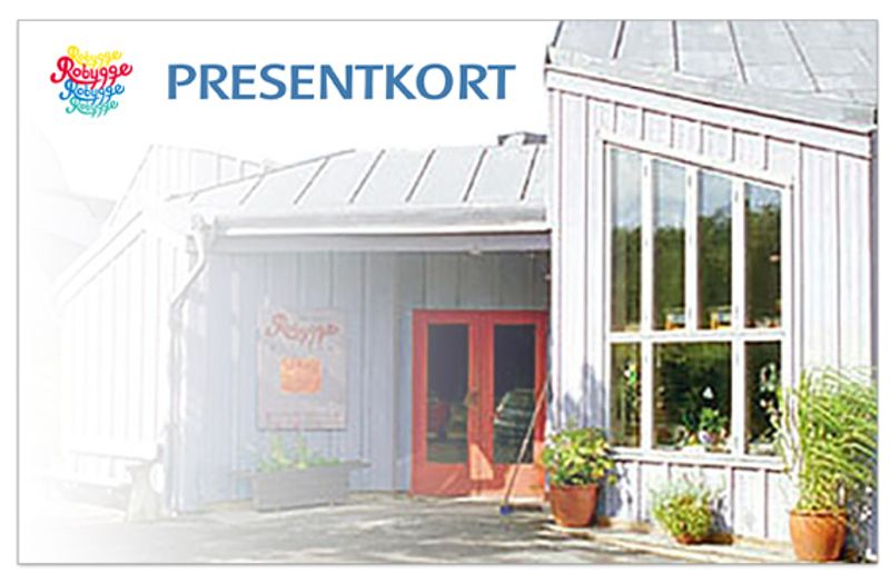 Presentkort Robygge-butiken i Järna