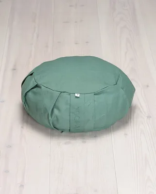 meditationskudde-meditation-cushion-round-moss-green-yogiraj